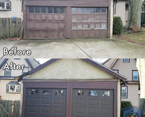garage door repair before and after